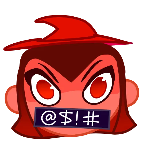 Стикер 15 The Witch Emoji