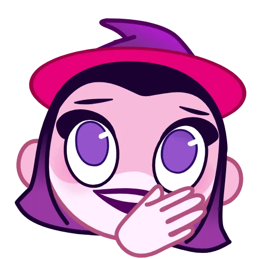 Стикер 19 The Witch Emoji
