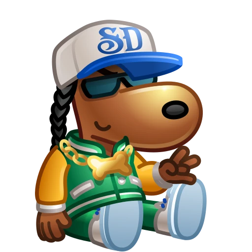 🤩 Стикер «The Story Behind Snoop Doggs Gift» для Telegram