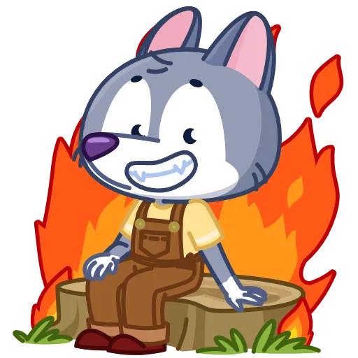 Стикер 14 Theo Wolf