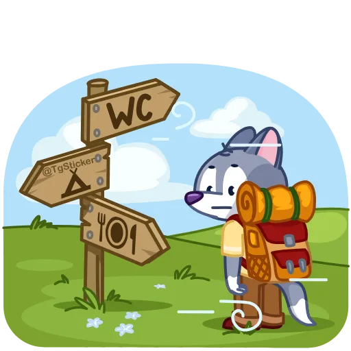 Стикер 6 Theo Wolf