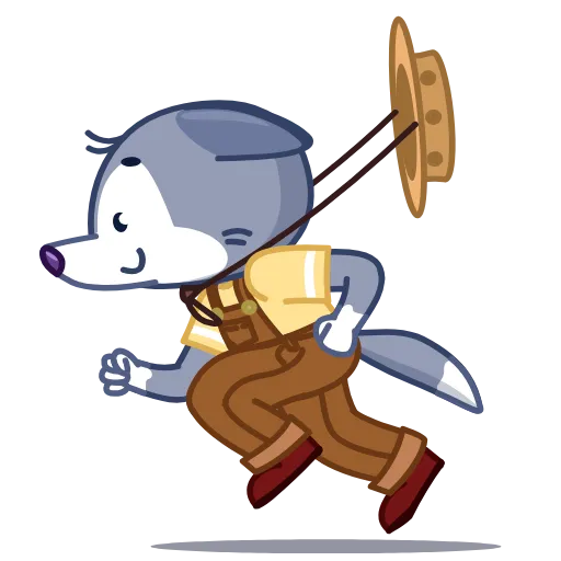 Стикер 37 Theo Wolf