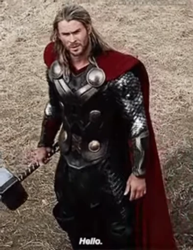 🔥 Стикер «Thor love and thunder» для Telegram