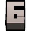 Стикер 13 шрифт майнкрафт
