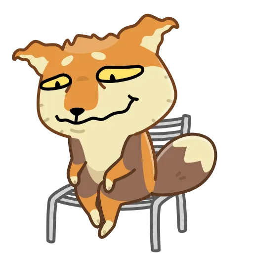Стикер 30 Tibetan Fox