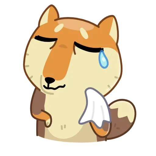 Стикер 11 Tibetan Fox