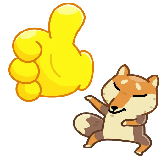 Стикер 3 Tibetan Fox