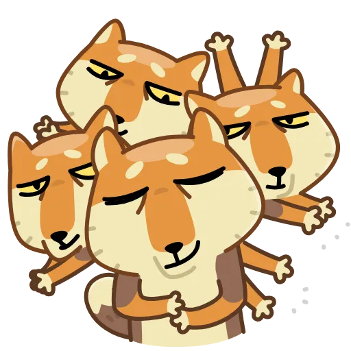 Стикер 17 Tibetan Fox