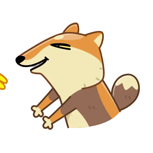 Стикер 15 Tibetan Fox