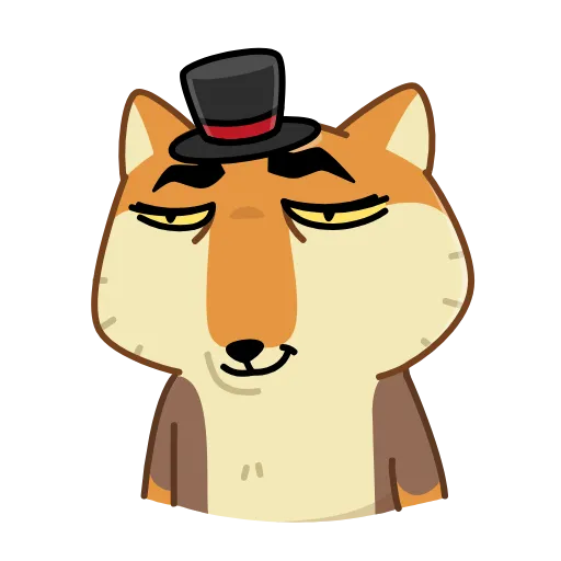 Стикер 5 Tibetan Fox