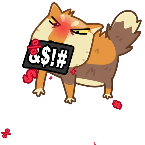 Стикер 23 Tibetan Fox