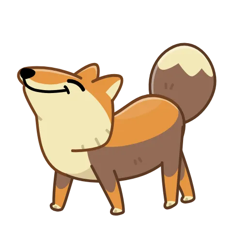 Стикер 17 Tibetan Fox