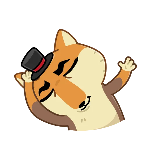 Стикер 6 Tibetan Fox