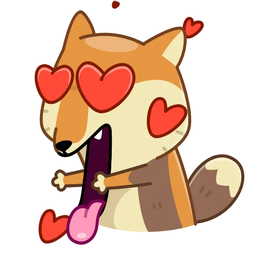 Стикер 10 Tibetan Fox