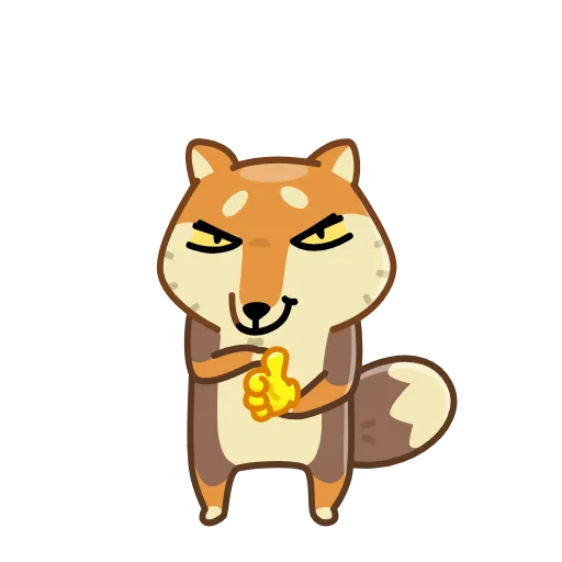 Стикер 4 Tibetan Fox