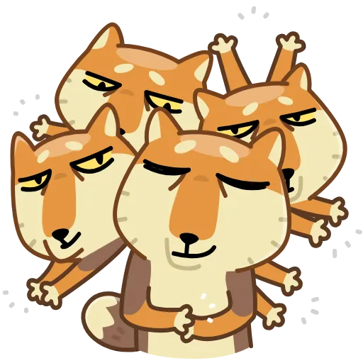 Стикер 18 Tibetan Fox