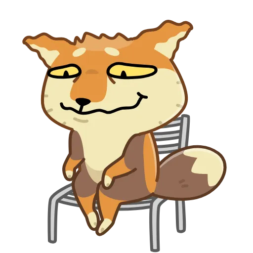 Стикер 3 Tibetan Fox