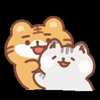 Стикер 5 Tiger & Cat