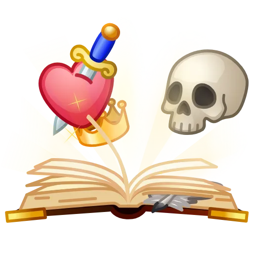 📕 Стикер «Timeless Book» для Telegram