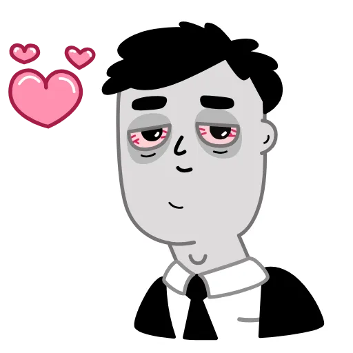 Стикер 2 Tired