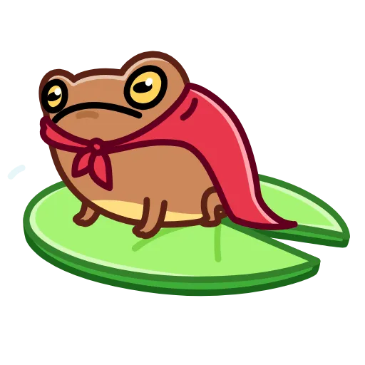 Стикер 49 Disgruntled Toad - Недовольная Жаба