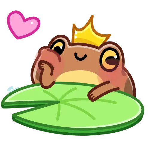 Стикер 2 Disgruntled Toad - Недовольная Жаба