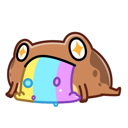 Стикер 20 Disgruntled Toad - Недовольная Жаба
