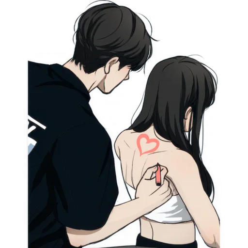 😍 Стикер «Знак любви» для Telegram