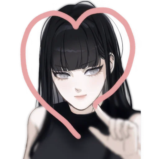 😍 Стикер «Знак любви» для Telegram