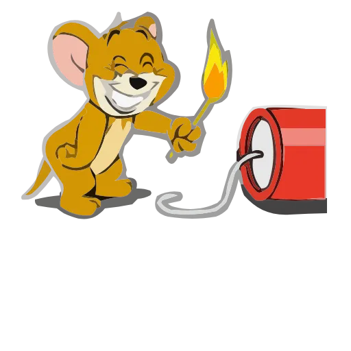 Стикер 2 Tom & Jerry HD