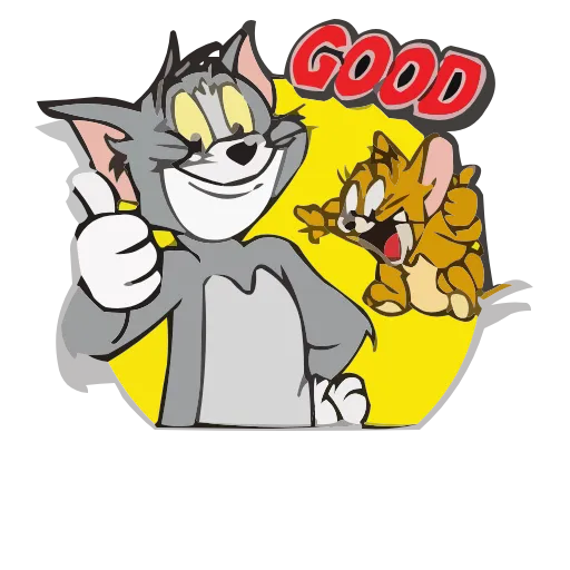 Стикер 15 Tom & Jerry HD