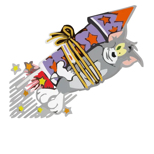 Стикер 35 Tom & Jerry HD