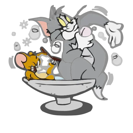 Стикер 37 Tom & Jerry HD