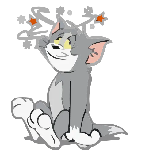 Стикер 33 Tom & Jerry HD