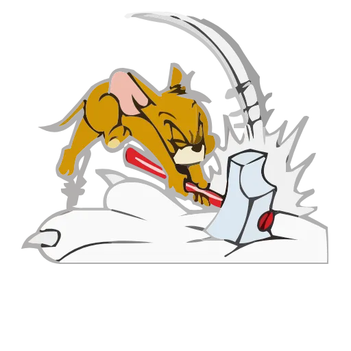Стикер 28 Tom & Jerry HD