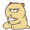 Стикер 9 Видеоанимированный набор эмоджи с котом Томасом