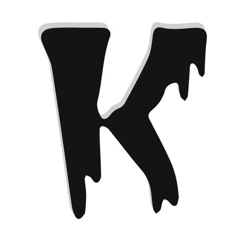 Стикер 61 HORROR - анимированный кровавый шрифт