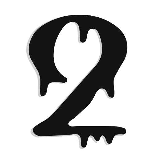 Стикер 42 HORROR - анимированный кровавый шрифт