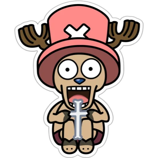 😨 Стикер «Chopper» для Telegram