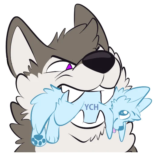 🍖 Стикер «Toony Faust (crazyhusky)» для Telegram