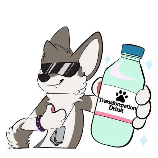 💉 Стикер «Toony Faust (crazyhusky)» для Telegram