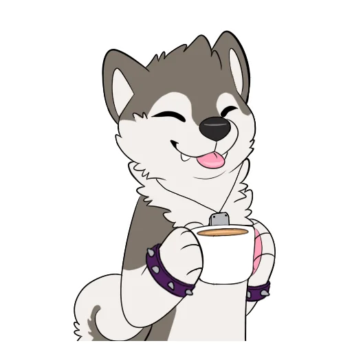 ☕️ Стикер «Toony Faust (crazyhusky)» для Telegram