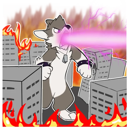 🔥 Стикер «Toony Faust (crazyhusky)» для Telegram