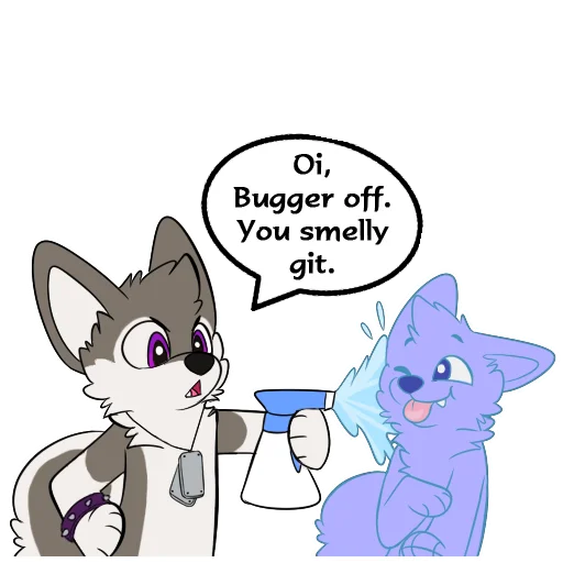 🚿 Стикер «Toony Faust (crazyhusky)» для Telegram