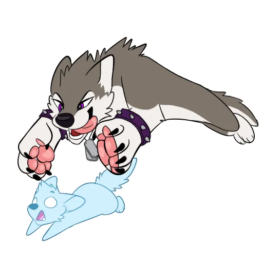 😈 Стикер «Toony Faust (crazyhusky)» для Telegram