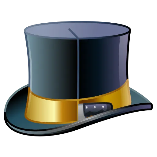 Стикер 61 Top Hat