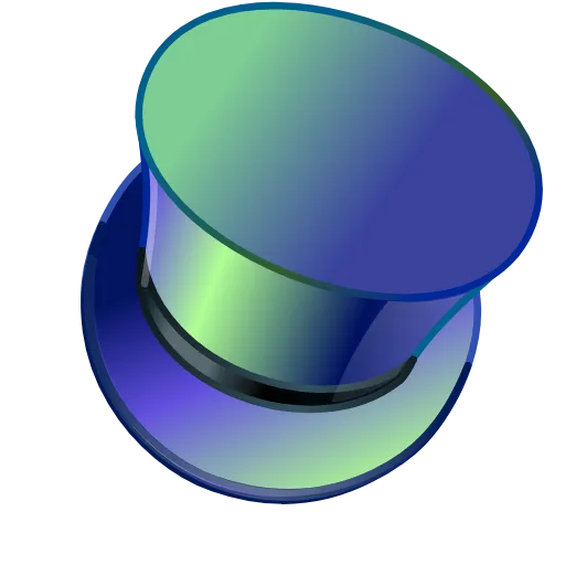 Стикер 19 Top Hat