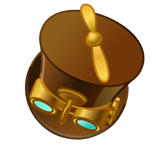 Стикер 30 Top Hat