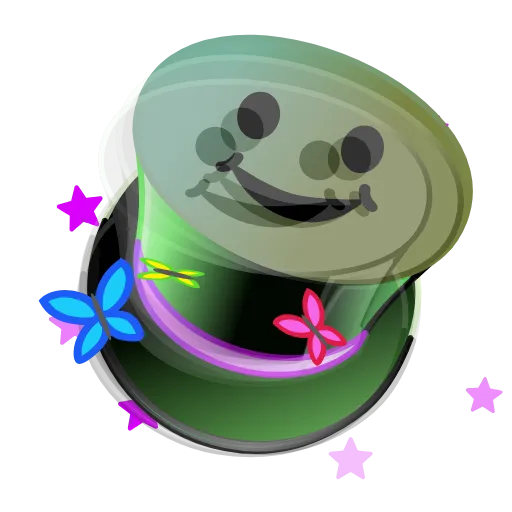 Стикер 25 Top Hat