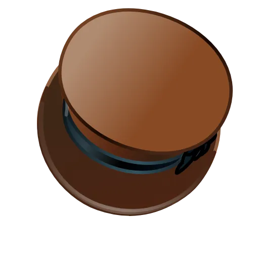 Стикер 21 Top Hat